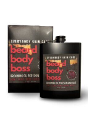 BEARD BODY BOSS. Grooming Oil for hair and skin 8 oz